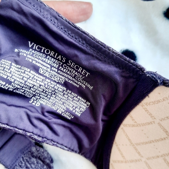 Victoria's Secret Purple Space Dyed Padded Perfect Coverage 32D - Picture 3 of 4